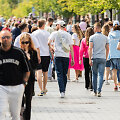 Vilniečiai džiaugiasi &scaron;iltu savaitgaliu