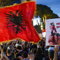 Protestas Albanijoje / Florion Goga / REUTERS