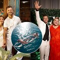 Julius Valančauskas ir Eglė Stankevičiūtė su Erika Vitulskiene