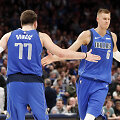 Luka Dončičius ir Kristapas Porzingis