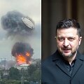 Atakuojama Maskva ir Volodymyras Zelenskis