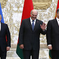 Aliaksandras Luka&scaron;enka derybų Minske metu