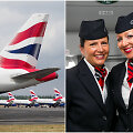 &bdquo;British Airways&ldquo; orlaiviai ir skrydžių palydovės
