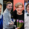 Nerijus Ju&scaron;ka, Eimutis Kvo&scaron;čiauskas, Larisa Kalpokaitė, Marius Povilas Elijas Martynenko