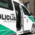 Policijos ekspertų automobilis