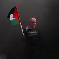 Jaunas palestinos protestuotojas