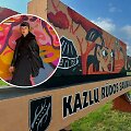 Menininkė Aglaja Ray atnaujino Kazlų Rūdos savivaldybės ženklą