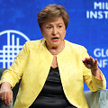 TVF vadovė Kristalina Georgieva  / PATRICK T. FALLON / AFP