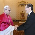 Popiežius Leonas XIV ir Isaacas Herzogas / &copy;Vatican Media/CPP / ZUMAPRESS.com