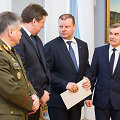 Vytautas Jonas Žukas, Raimundas Karoblis, Saulius Skvernelis ir Viktorias Pranckietis