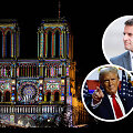 Paryžiaus Dievo motinos katedra, Donaldas Trumpas, Emmanuelis Macronas