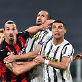 Zlatanas Ibrahimovičius, Giorgio Chiellini ir Cristiano Ronaldo