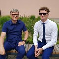 Gydytojai Alvydas Česas (kairėje) ir Marius Jasėnas