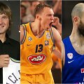 Arvydas Macijauskas, &Scaron;arūnas Jasikevičius, Vassilis Spanoulis
