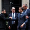 Volodymyras Zelenskis, Emmanuelis Macronas, Friedrichas Merzas, Keiras Starmeris