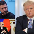 Volodymyras Zelenskis, Vladimiras Putinas, Donaldas Trumpas