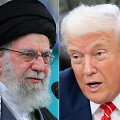 Ali Khamenei ir Donaldas Trumpas / - SAUL LOEB / AFP