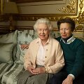 Karalienė Elizabeth II ir princesė Anne