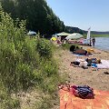 Plateliuose kar&scaron;tomis dienomis poilsiautojų antplūdis: dalis piktinosi, kad pliažai tam neparuo&scaron;ti.