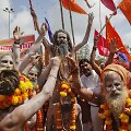 Kumbh Mela religinis festivalis Indijoje