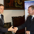 Gabrielius Landsbergis ir Saulius Skvernelis