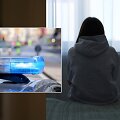 Iliustratyvi nuotrauka: moteris, policijos &scaron;vyturėliai