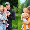 Aleksandra Metalnikova su broliu ir jo dukrele