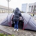 Yolana Slu&scaron;nys pasiryžusi gyventi prie Seimo