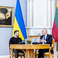 Volodymyras Zelenskis, Gitanas Nausėda