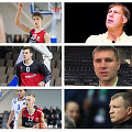 A.Marčiulionis (kairėje) vir&scaron;uje, D.Sirvydis (kairėje viduryje), T.Pačėsas (kairėje apačioje)  seka tėvų pėdomis.