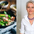 Nida Degutienė ir jos gamintas patiekalas