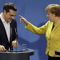 Aleksis Cipras ir Angela Merkel