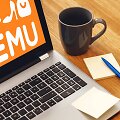 2024 m. gegužės 20 d.: Ne&scaron;iojamas kompiuteris su 'Temu' logotipu. / IMAGO / IMAGO/Bihlmayerfotografie