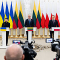 Volodymyras Zelenskis, Gitanas Nausėda, Karolis Nawrockis