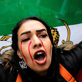 Protestas Stambule, skirtas paremti Irano moteris po Mahsos Amini mirties