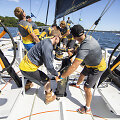 Paskutinė &bdquo;Ambersail 2&ldquo; komandos treniruotė prie&scaron; prie&scaron; regatą &bdquo;AF Offshore Race&ldquo;