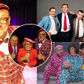 Giedrius Viduolis-Tata su kolegomis i&scaron; humoro grupės &bdquo;Ambrozija&ldquo;