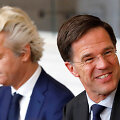 Geertas Wildersas ir Markas Rutte