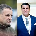R.Požėla (kairėje) pra&scaron;o nesieti jo su A.Pukeliu: &bdquo;Nesu susitikęs, bendravęs, kitaip kontaktavęs, ar per trečius asmenis sprendęs kažkokius jo asmeninius reikalus.&ldquo;