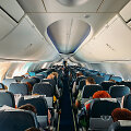 Lėktuvo viduje