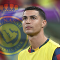 &bdquo;Al-Nassr&ldquo; logotipas ir Cristiano Ronaldo