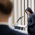 Inga Ruginienė susitiko su ekonomikos ir inovacijų ministru Edvinu Grik&scaron;u, vidaus reikalų ministru Vladislavu Kondratovičiumi ir kra&scaron;to apsaugos ministru Robertu Kaunu