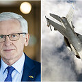 Gintaras Bagdonas ir F-16 naikintuvas