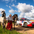 Akimirka i&scaron; Estijos WRC varžybų. Red Bull nuotr.