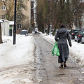 Vilniuje tirpsta sniegas