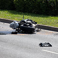 Avarija Jeruzalės gatvėje: susidūrė motociklas ir krovininis automobilis, motociklo vairuotojas žuvo