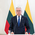 Gitano Nausėdos ir Albanijos Prezidento Bajram Begaj spaudos konferencija