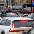 Prie&scaron;&scaron;ventinės automobilių spūstys Vilniuje