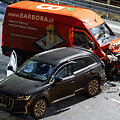 Vilniuje į avariją pateko &bdquo;Barboros&ldquo; mikroautobusas
