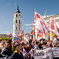 Protestas katedros aik&scaron;tėje
